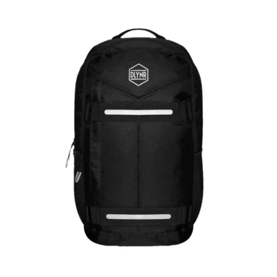 DOLLY NOIRE - URBAN TACTICAL REFLECTIVE BACKPACK BLACK