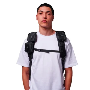 DOLLY NOIRE - URBAN TACTICAL REFLECTIVE BACKPACK BLACK - immagine 3