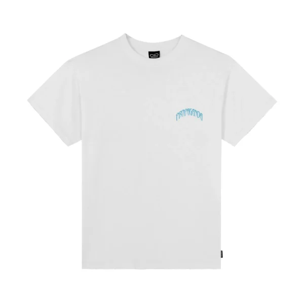 PROPAGANDA - T-SHIRT TRIANGLE SHARK (BIANCO)