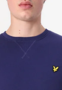LYLE & SCOTT CREW NECK SWEATSHIRT (VIOLA) - immagine 3