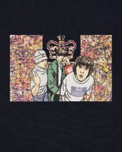 WEEKEND OFFENDER - Number 5 Graphic T-Shirt Navy - immagine 3