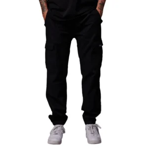 DOLLY NOIRE - RIPSTOP EASY CARGO PANTS BLACK - immagine 3