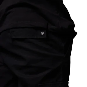 DOLLY NOIRE - RIPSTOP EASY CARGO PANTS BLACK - immagine 4