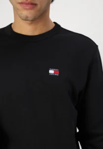 Tommy Jeans BADGE CREW - Felpa - (NERA) - immagine 2